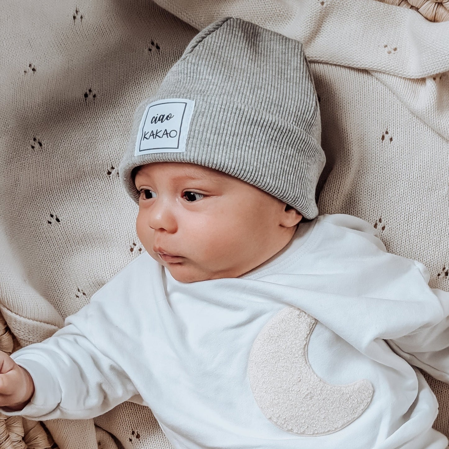 Beanie mit Weblabel - Cajo Kids