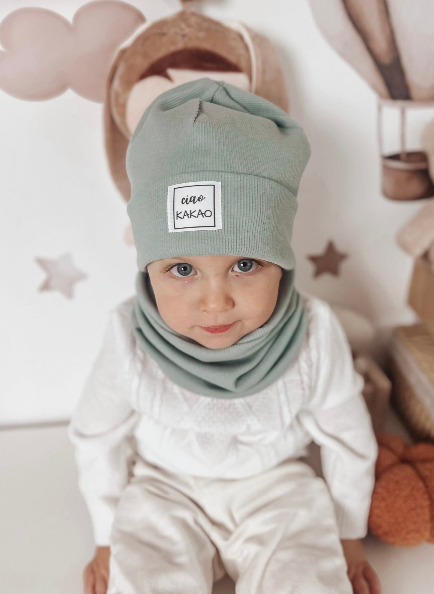 Beanie mit Weblabel - Cajo Kids