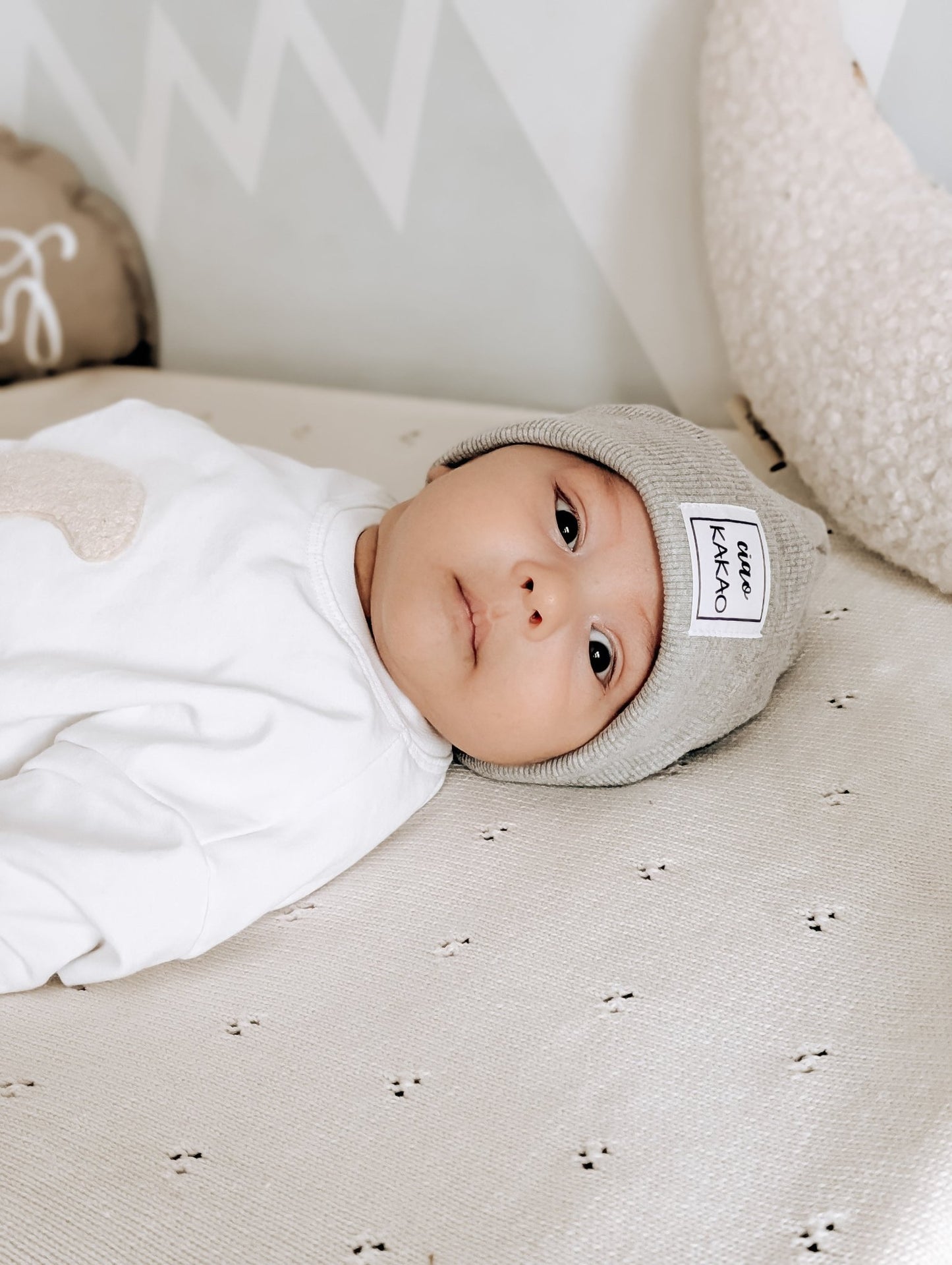 Beanie mit Weblabel - Cajo Kids