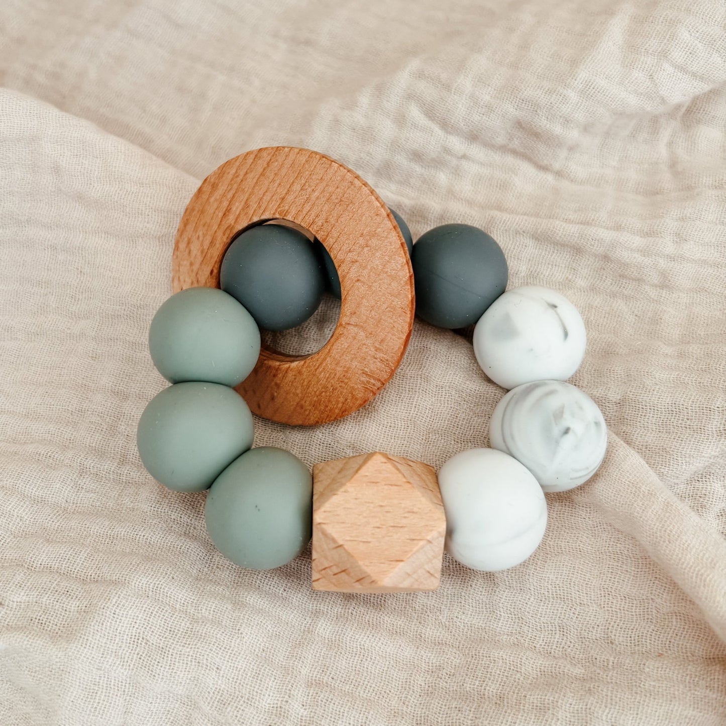 Greifring und Schnullerkette - Cajo Kids