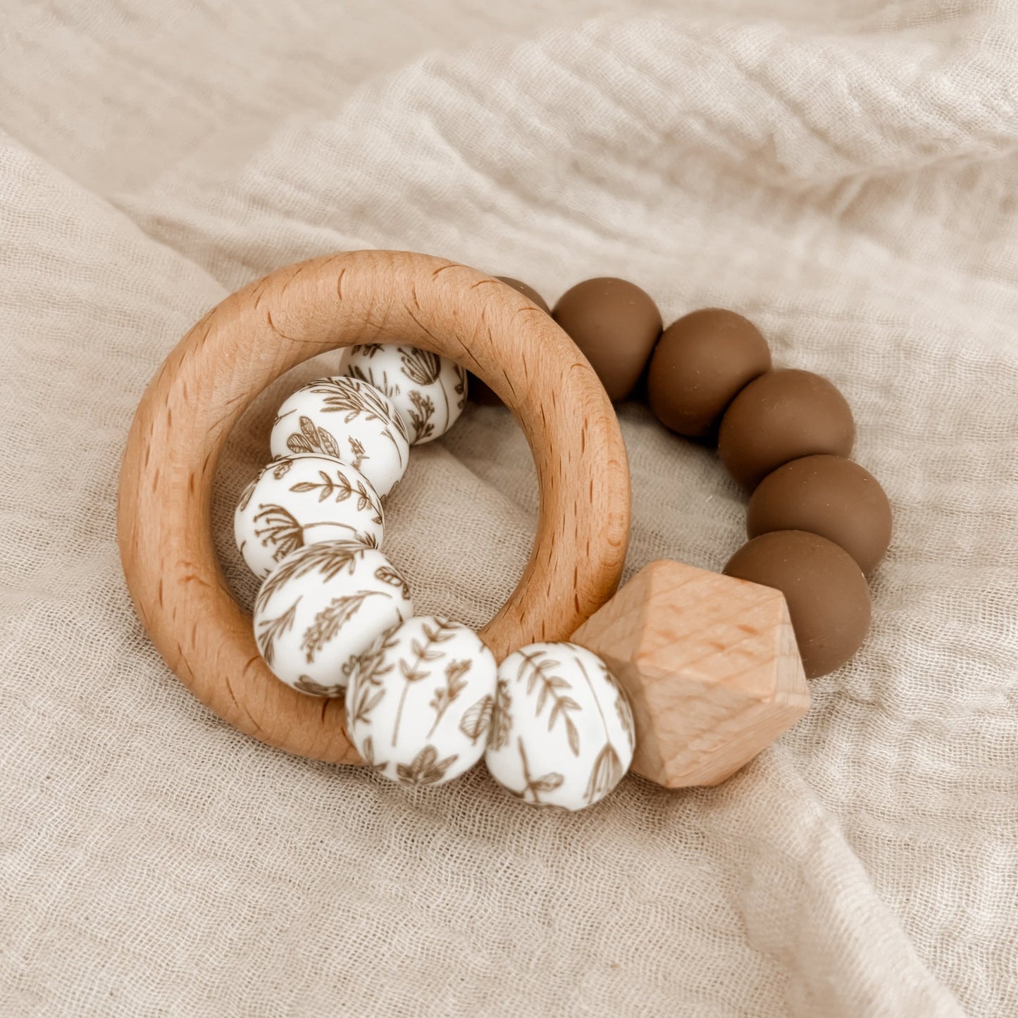 Greifring und Schnullerkette - Cajo Kids