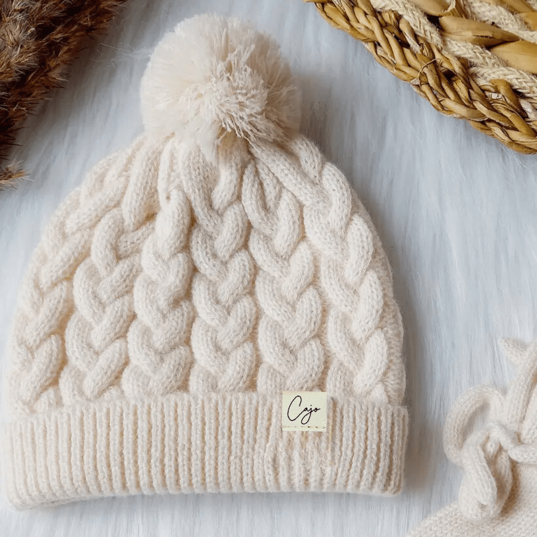 Merino Strickmütze Newborn - Cajo Kids