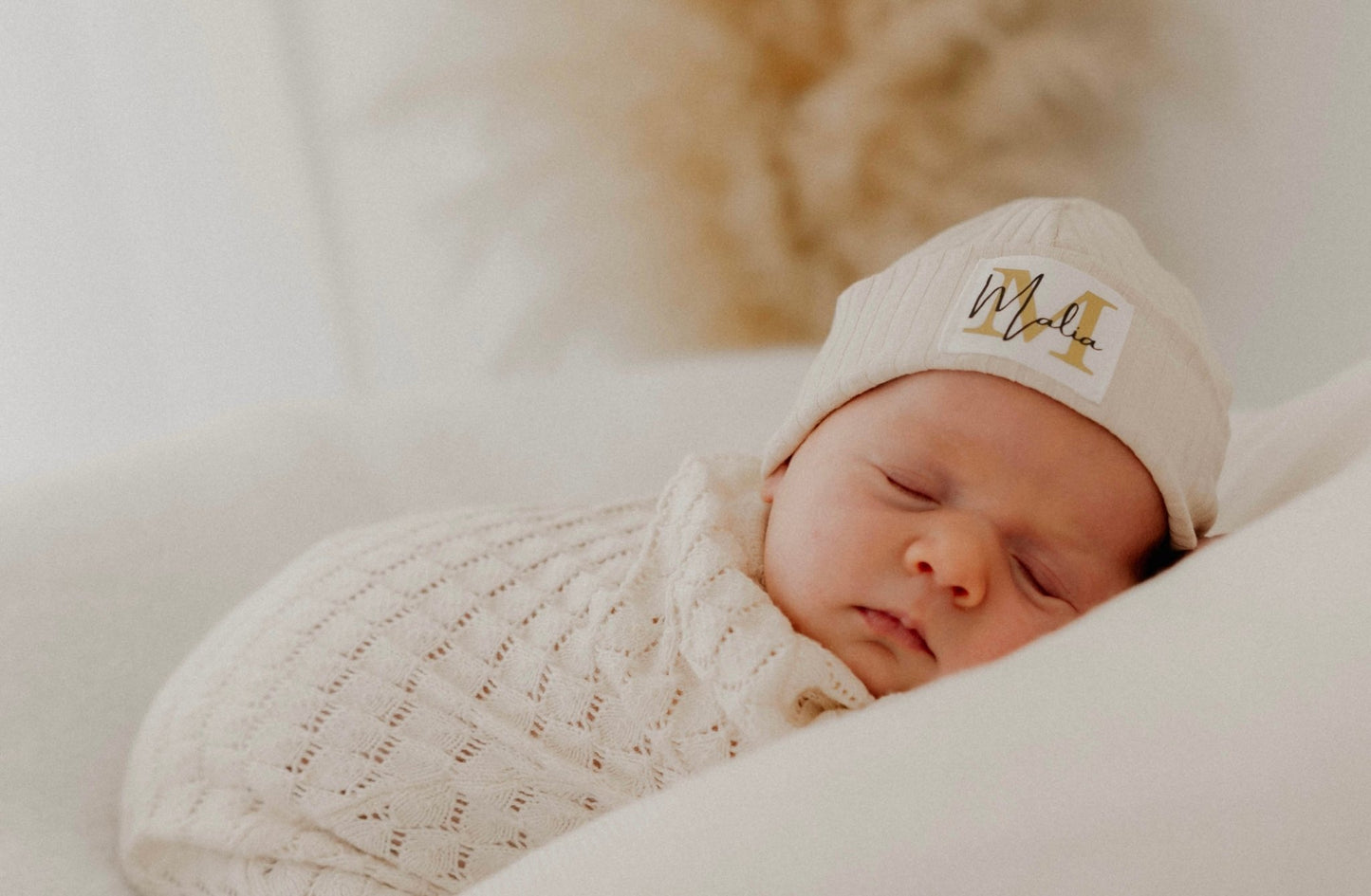 Musselintuch + personalisierte Mütze - Cajo Kids