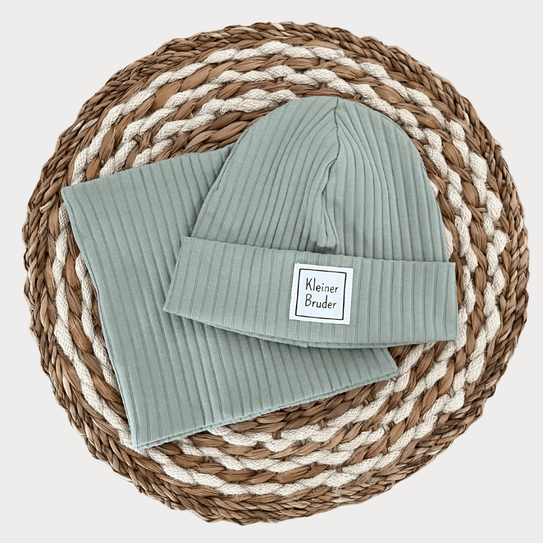 Set Beanie + Loopschal Weblabel - Cajo Kids