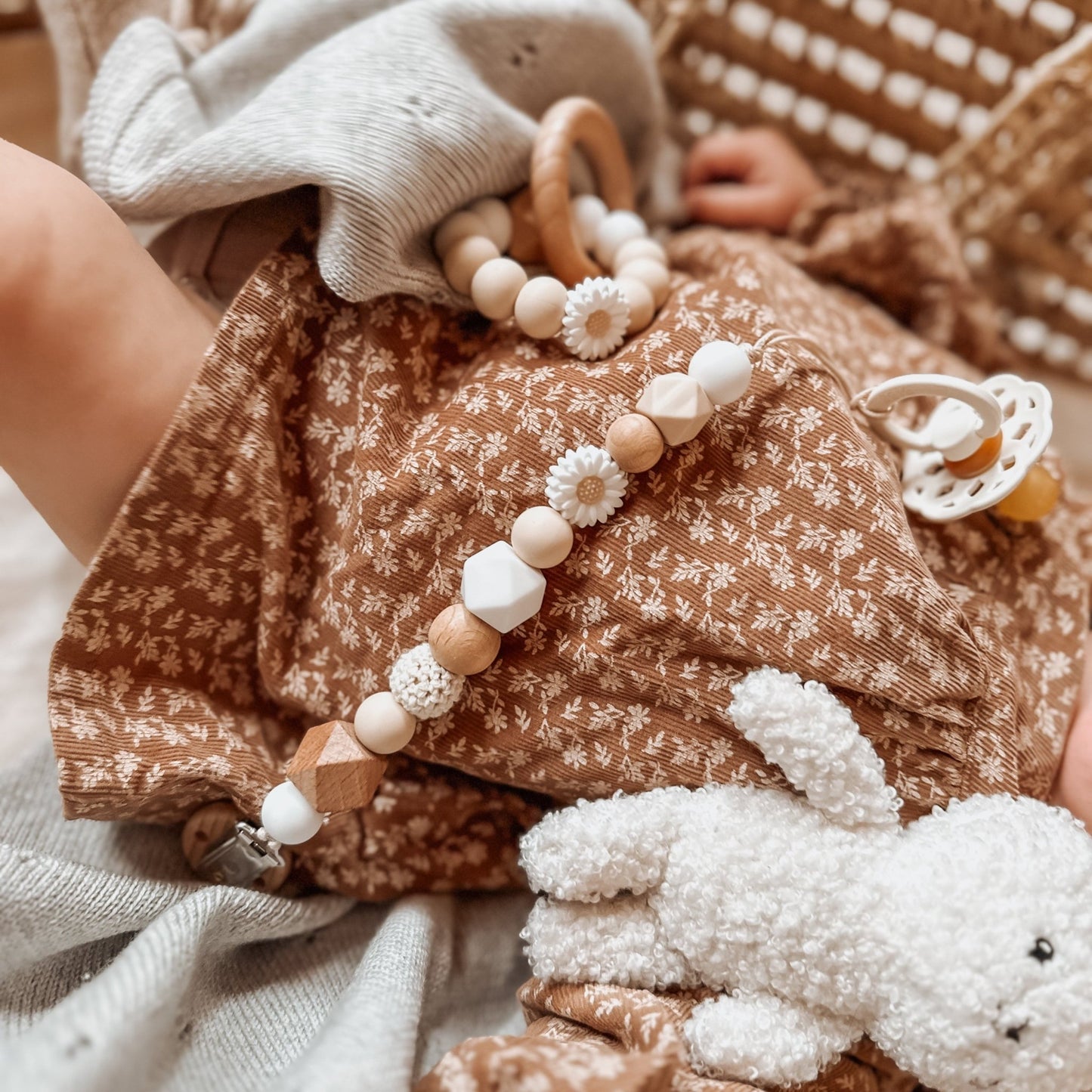 Set Greifring und Schnullerkette - Cajo Kids