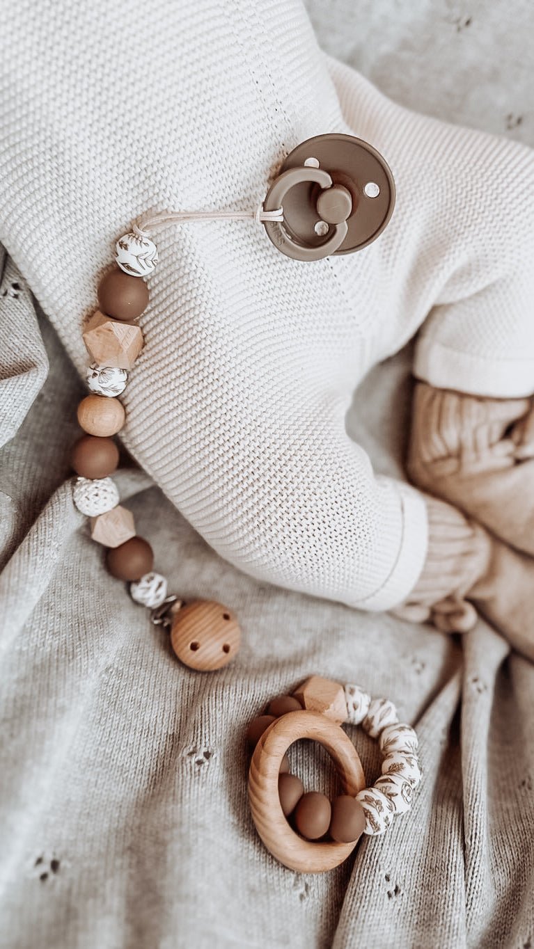 Set Greifring und Schnullerkette - Cajo Kids