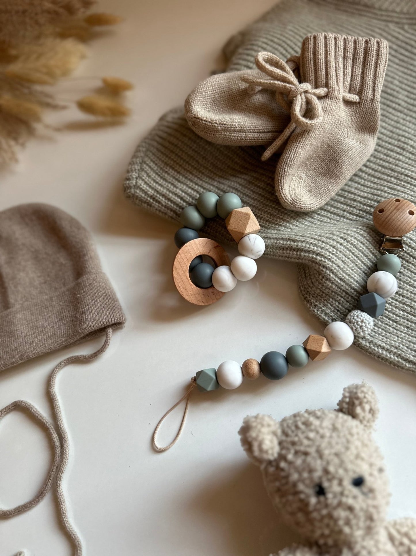 Set Greifring und Schnullerkette - Cajo Kids