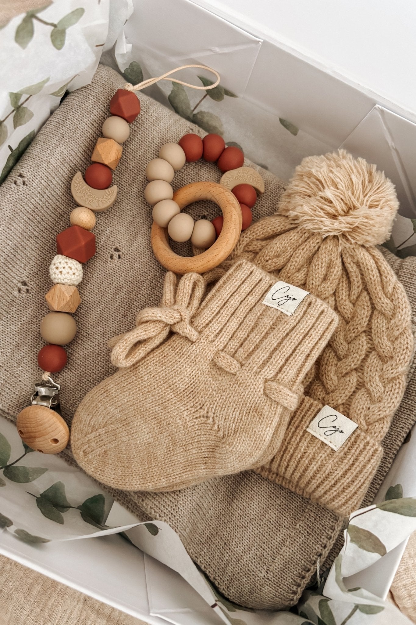 Set Greifring und Schnullerkette - Cajo Kids