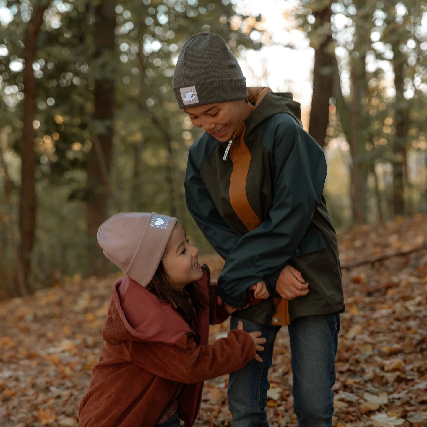 Winterbeanie mit reflektierendem Label - Cajo Kids