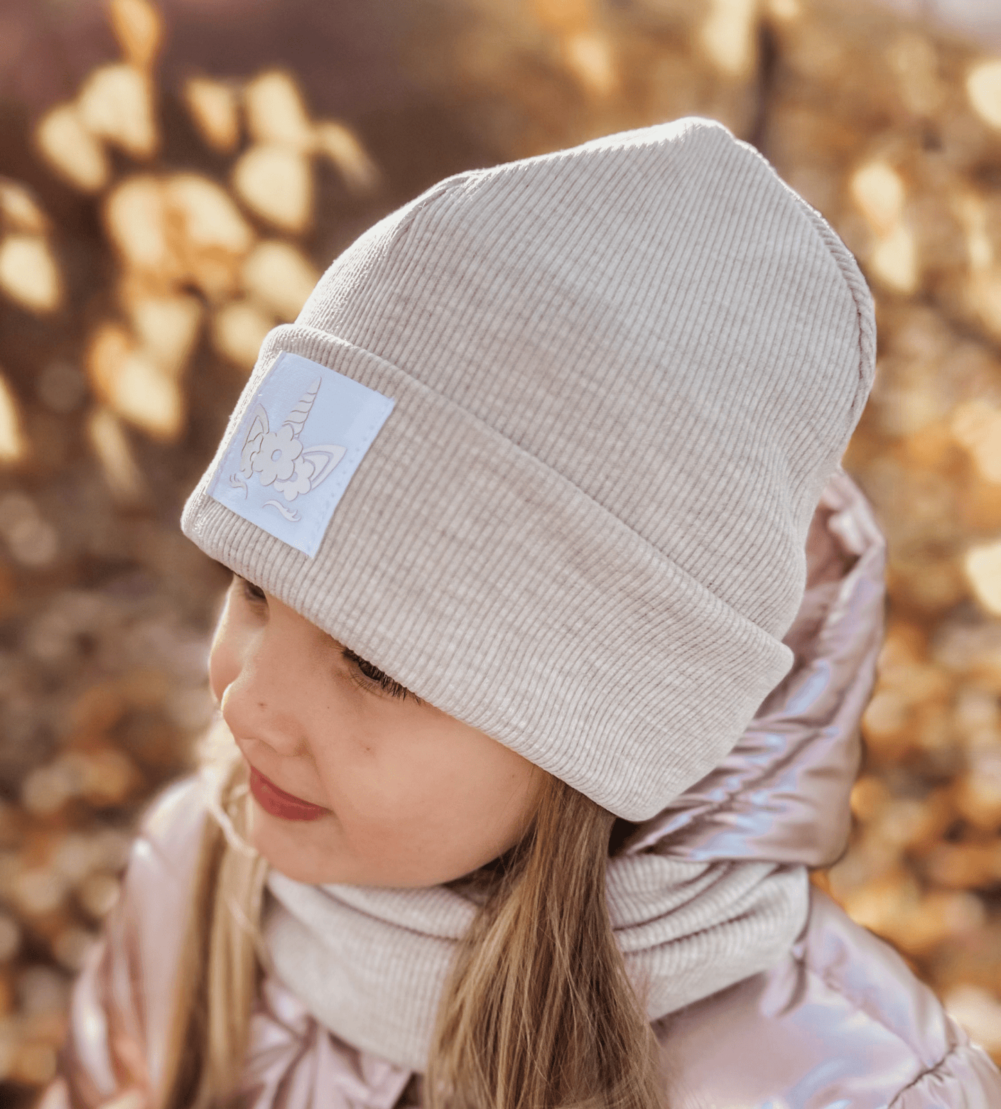 Winterbeanie mit reflektierendem Label - Cajo Kids
