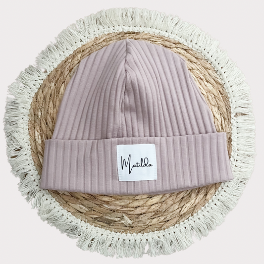 Beanie personalisiert Rosa