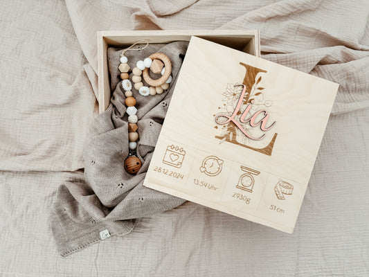 Geschenkset Erinnerungskiste Merino - Cajo Kids