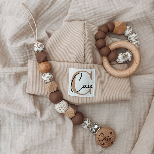 Geschenkset Personalisierte Mütze - Cajo Kids