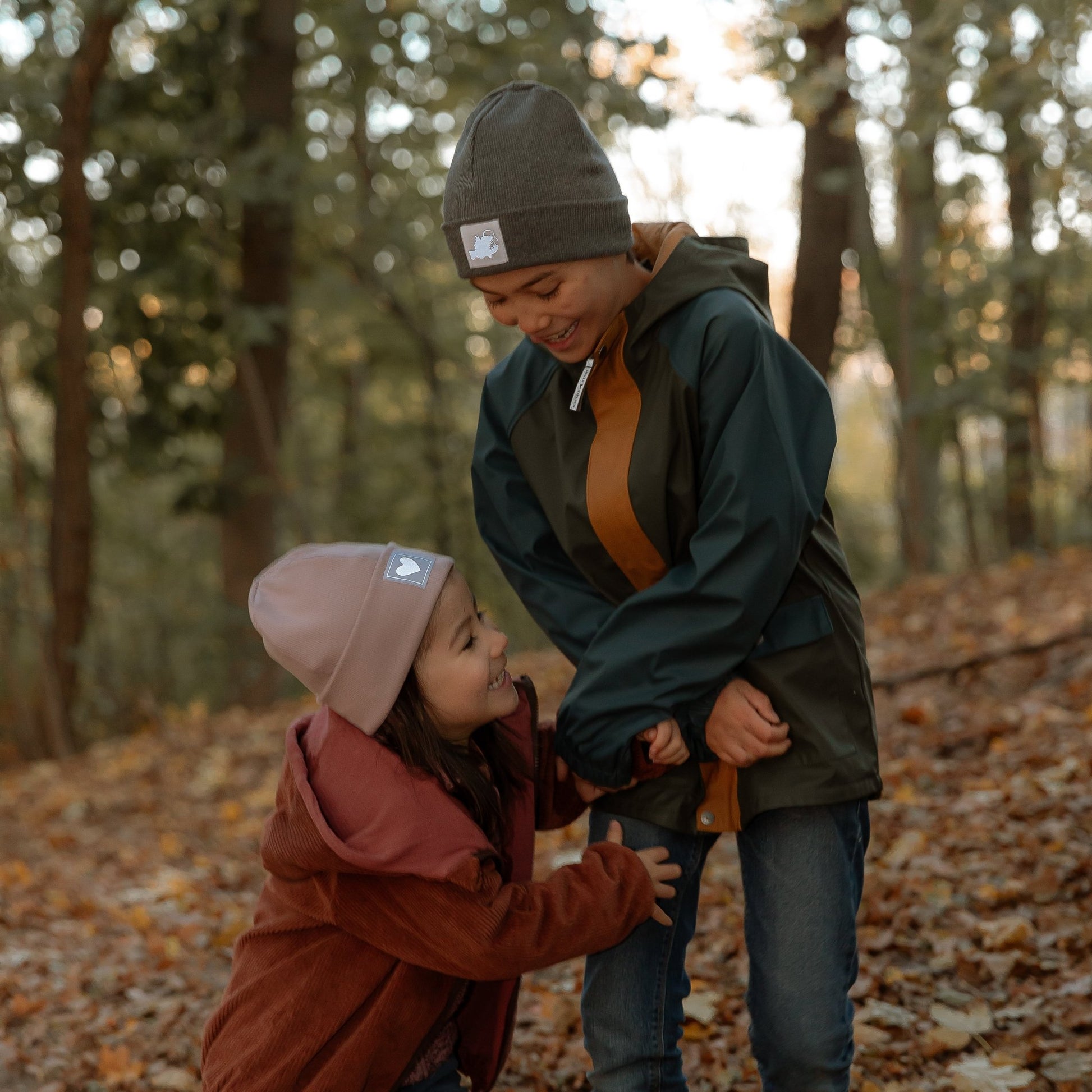 Winterbeanie mit reflektierendem Label - Cajo Kids